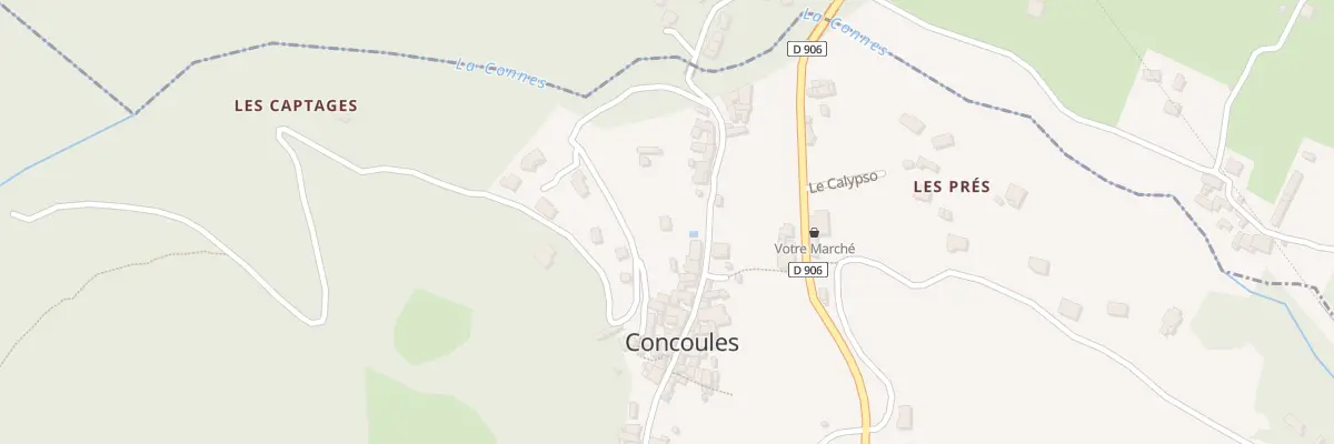 Plan du 5039 Le Village à Concoules
