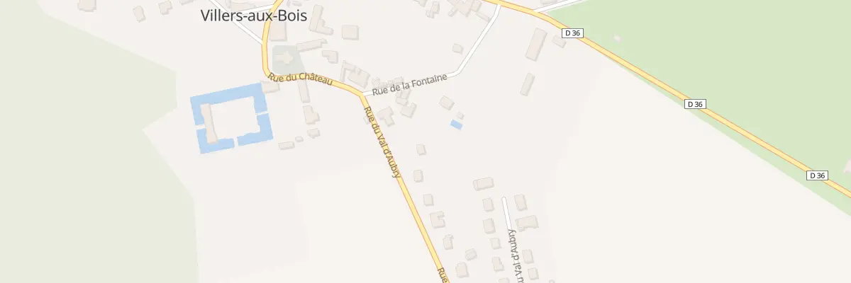Plan du 1 Rue du Val d’Aubry à Villers-aux-Bois