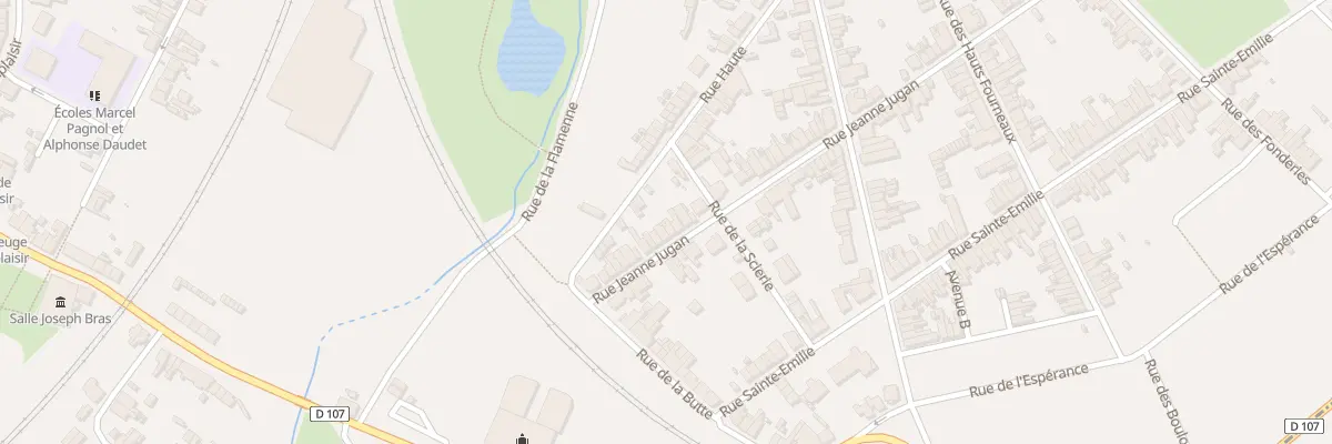 Plan du 56 Rue Jeanne Jugan à Maubeuge
