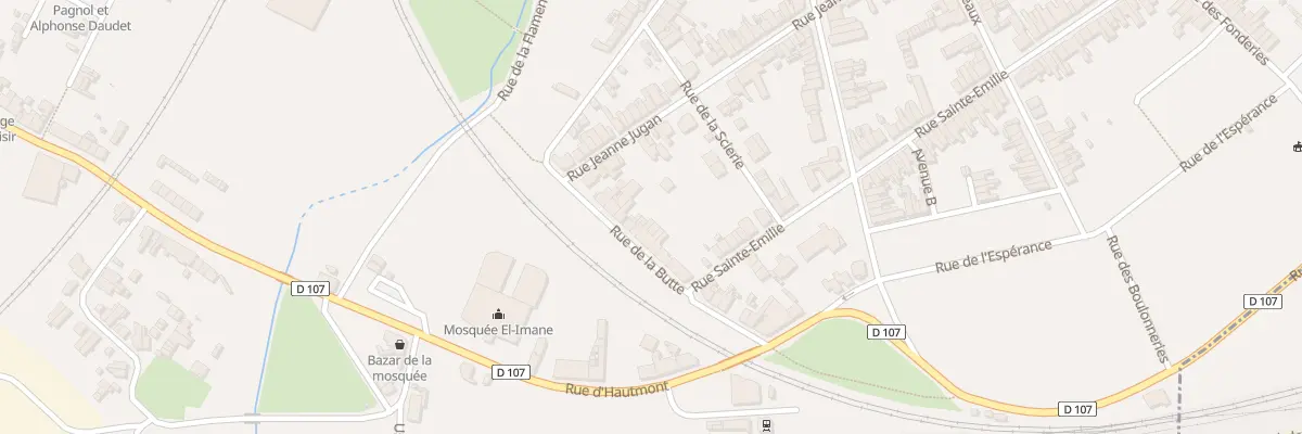 Plan du 22 Rue de la Butte à Maubeuge