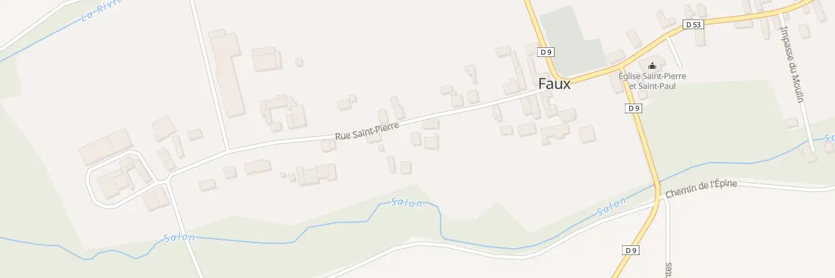 Plan du 16 Rue Saint Pierre à Faux-Fresnay