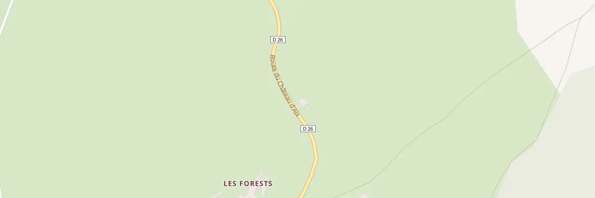 Plan du 2468 Rte du Château d’Aix à Saint-Martin-la-Sauveté