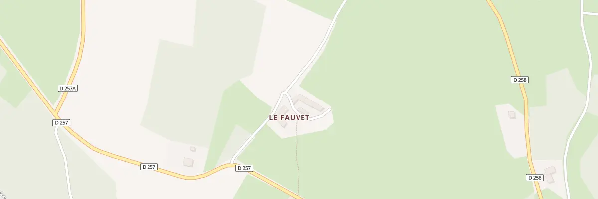 Plan du 5003 Le Fauvet à La Chaulme