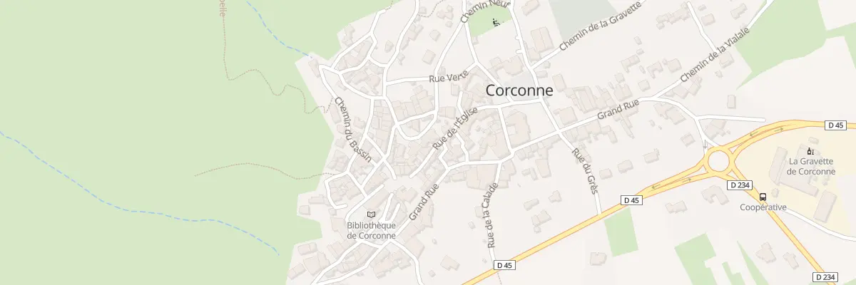 Plan du 5080 Rue de l’Eglise à Corconne