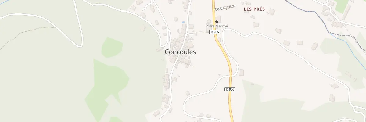 Plan du 5010 Le Village à Concoules
