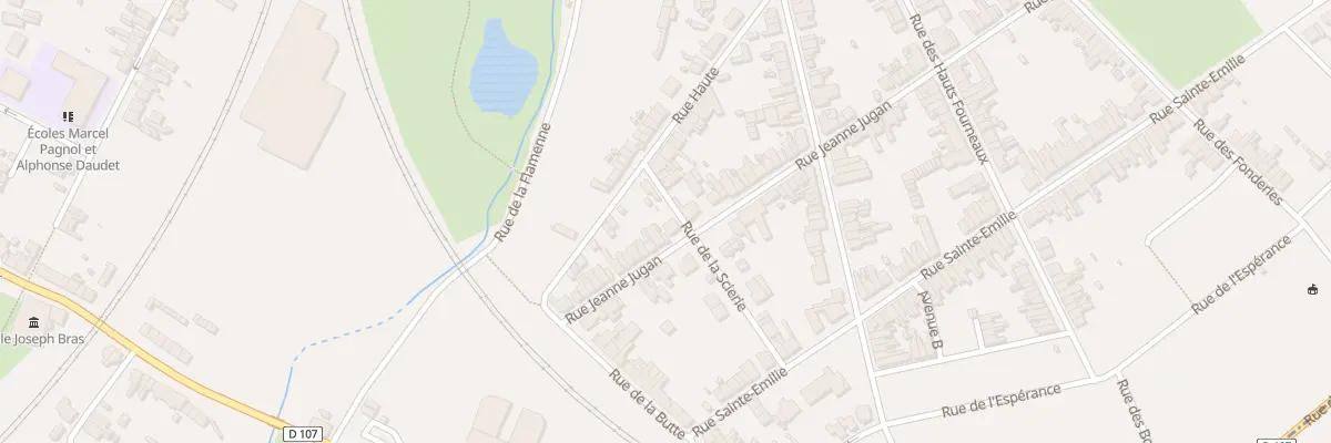 Plan du 52 Rue Jeanne Jugan à Maubeuge