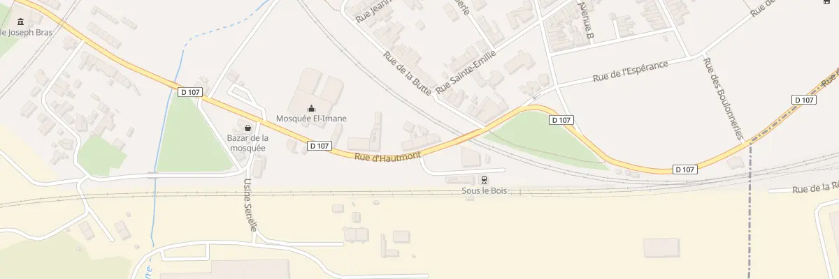 Plan du 402 Rue d’Hautmont à Maubeuge