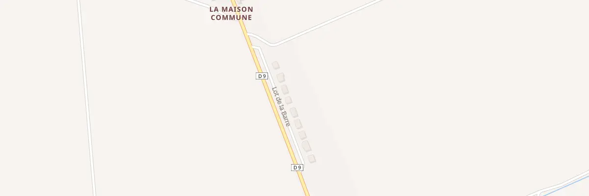 Plan du 9 Rue Lotissement de la Barre à Faux-Fresnay