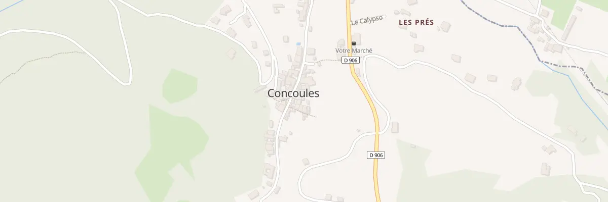 Plan du 5014 Le Village à Concoules