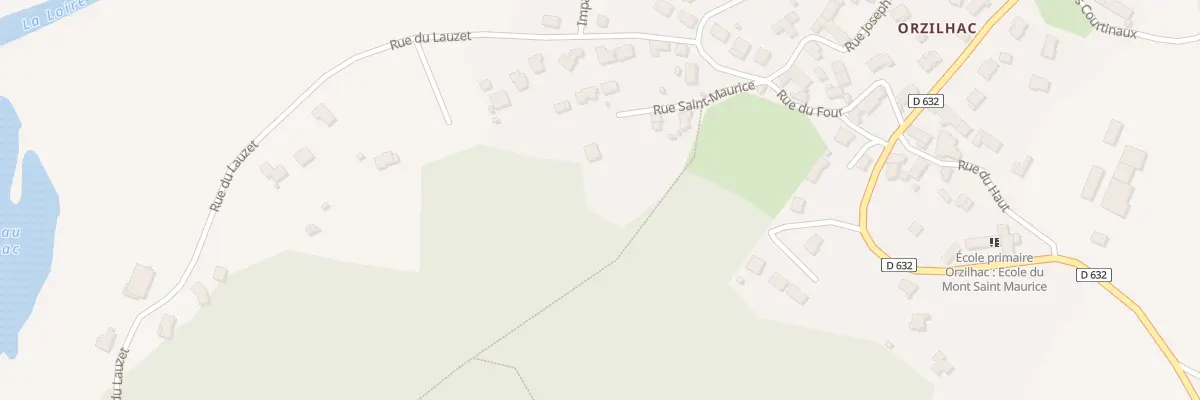 Plan du 9001 Rue Saint-Maurice à Coubon