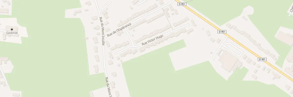 Plan du 33 Rue Victor Hugo à Avesnelles