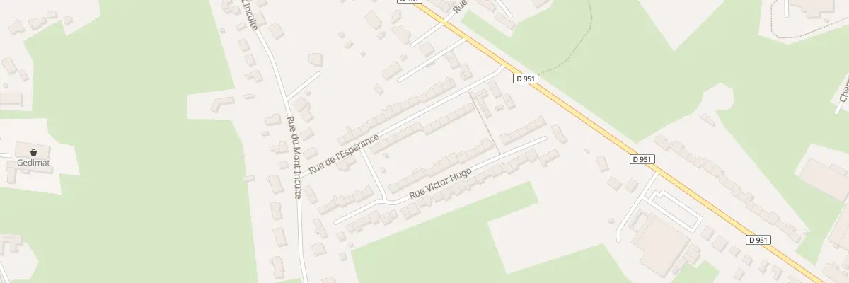 Plan du 21 Rue de l’Espérance à Avesnelles