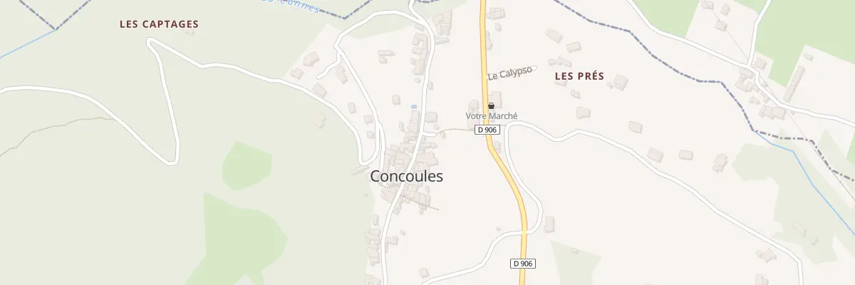 Plan du 5022 Le Village à Concoules