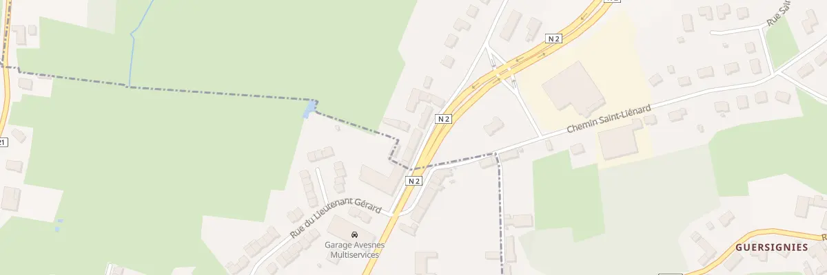 Plan du 5 Rte de Maubeuge à Avesnes-sur-Helpe