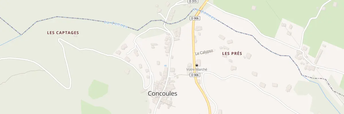 Plan du 5024 Le Village à Concoules