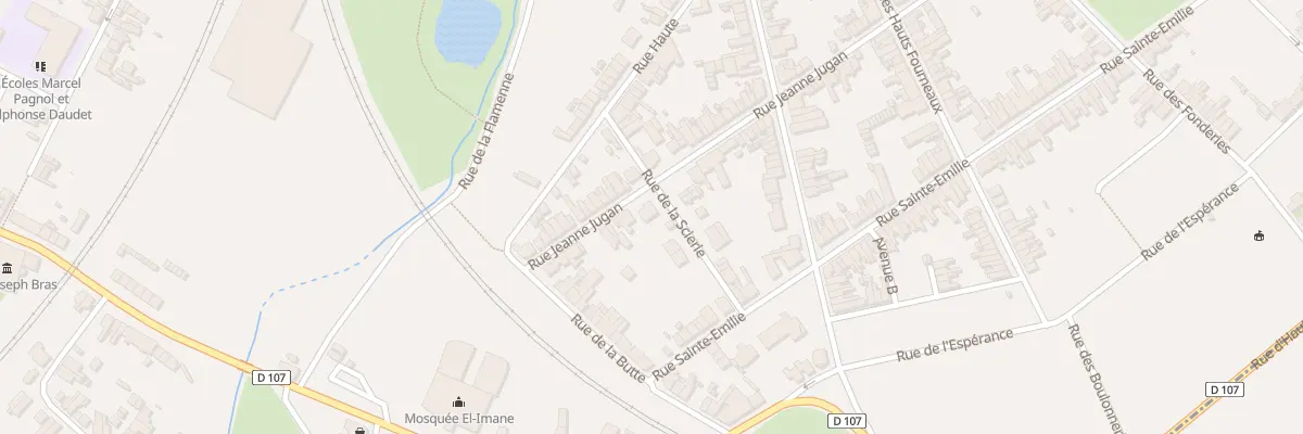 Plan du 47 Rue Jeanne Jugan à Maubeuge