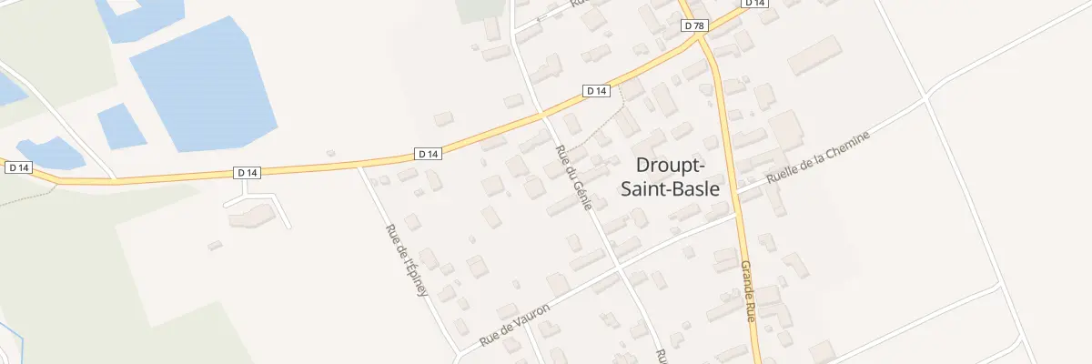 Plan du 33 Rue du Genie à Droupt-Saint-Basle
