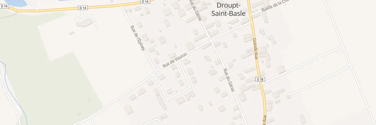 Plan du 5 Rue de Vauron à Droupt-Saint-Basle
