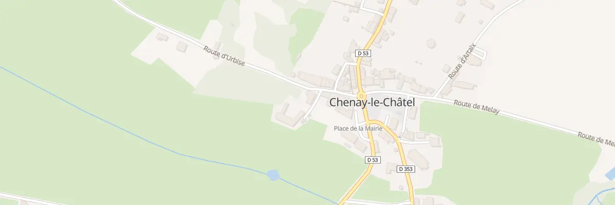 Plan du 5228 Le Bourg à Chenay-le-Châtel