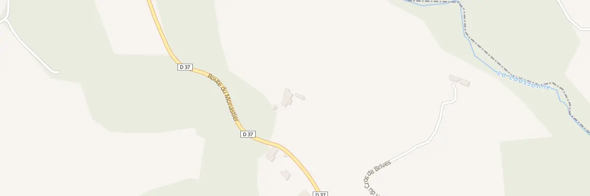 Plan du 41 Rte du Monastier à Coubon