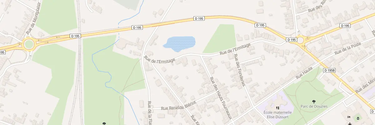 Plan du 111 Rue Ermitage à Maubeuge