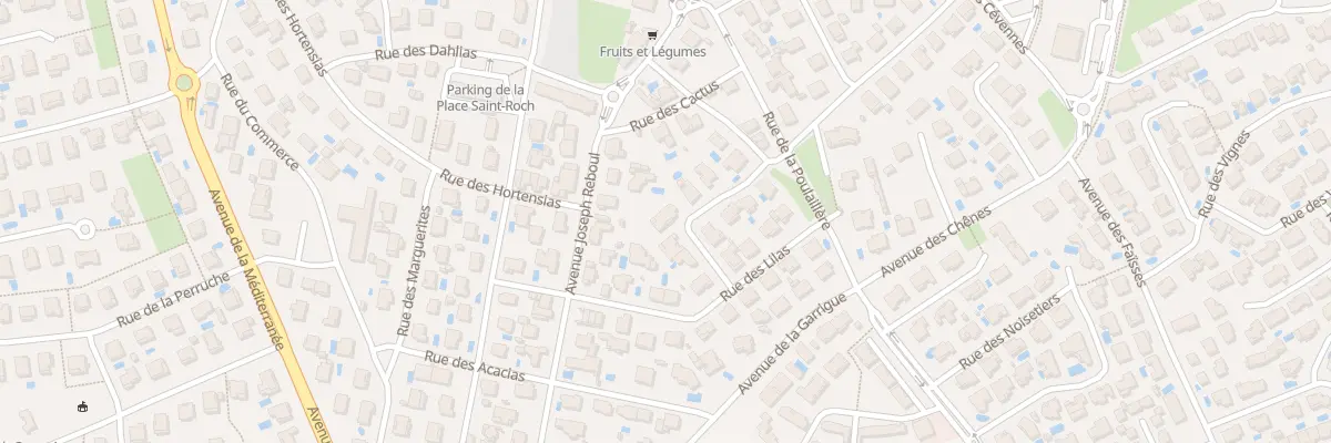 Plan du 6 Rue des Mimosas au Crès