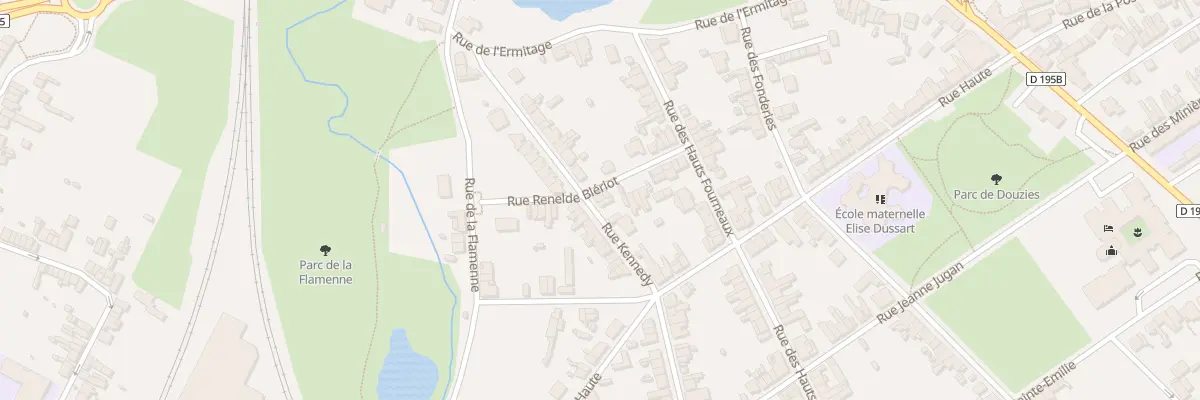 Plan du 80 Rue Kennedy à Maubeuge
