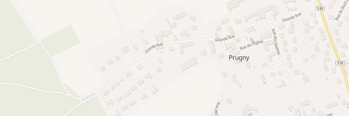 Plan du 15 Gr Grande Rue à Prugny