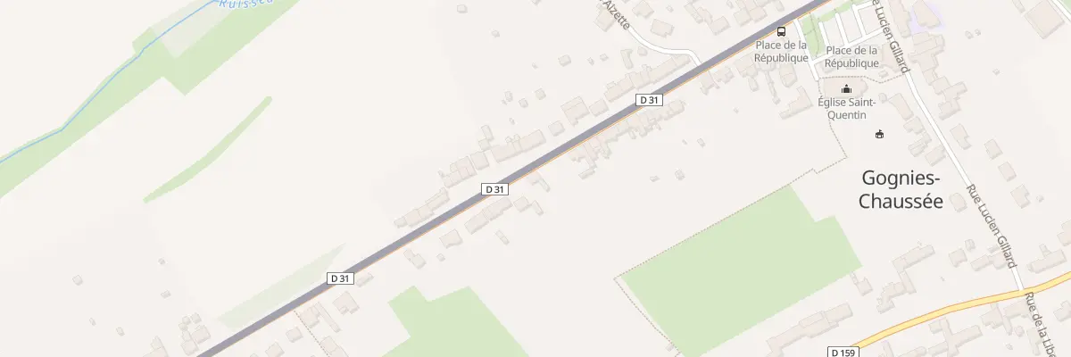 Plan du 21 Rue de la Libération à Gognies-Chaussée