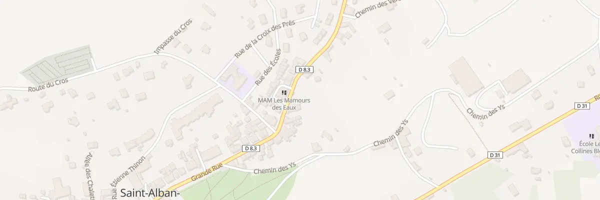 Plan du 292 Rue Grande Rue à Saint-Alban-les-Eaux