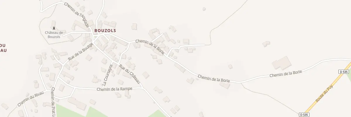 Plan du 16 Che de la Borie à Arsac-en-Velay