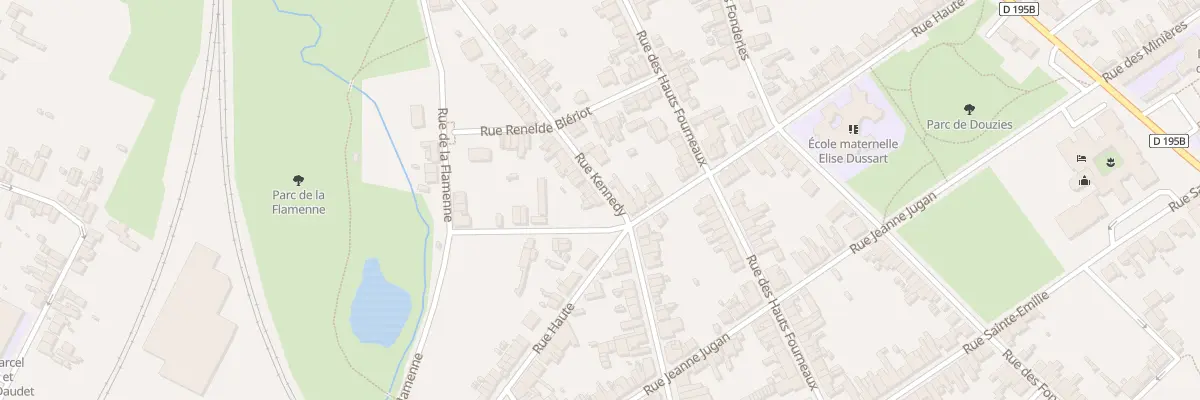 Plan du 59 Rue Kennedy à Maubeuge