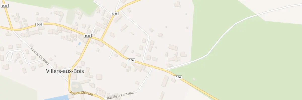 Plan du 2 Le Village à Villers-aux-Bois