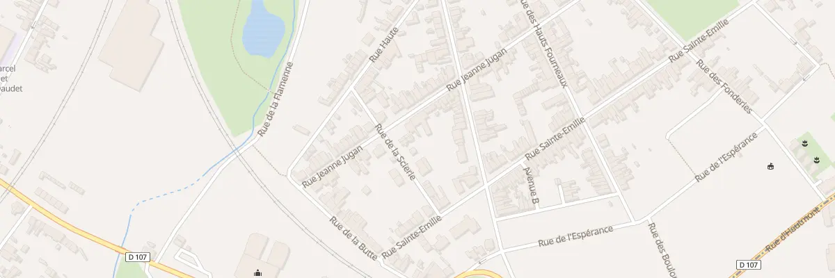 Plan du 39 Rue Jeanne Jugan à Maubeuge