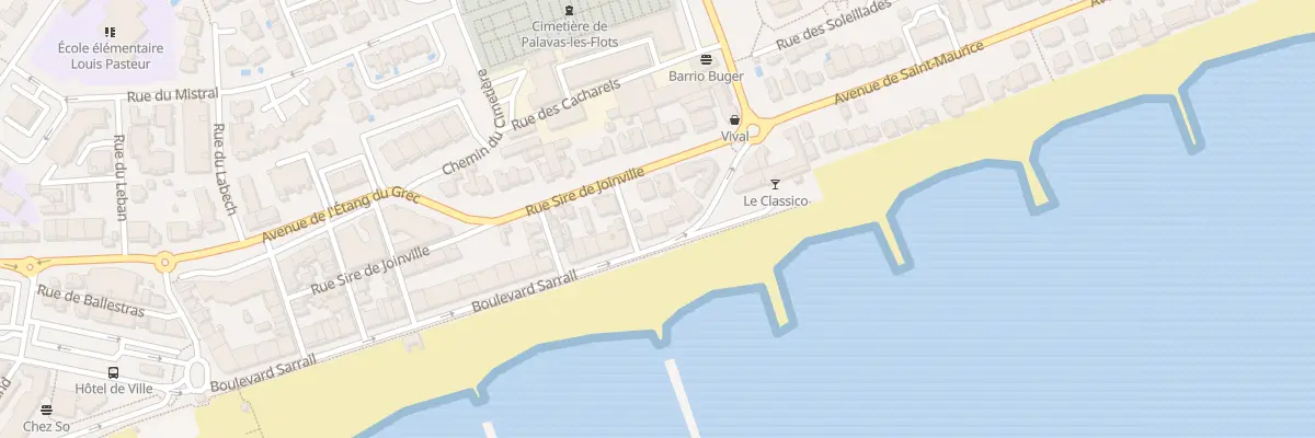 Plan du 32 Bd Sarrail à Palavas-les-Flots