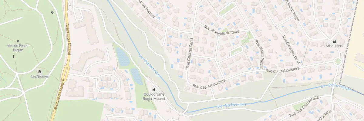 Plan du 5 Rue George Sand au Crès