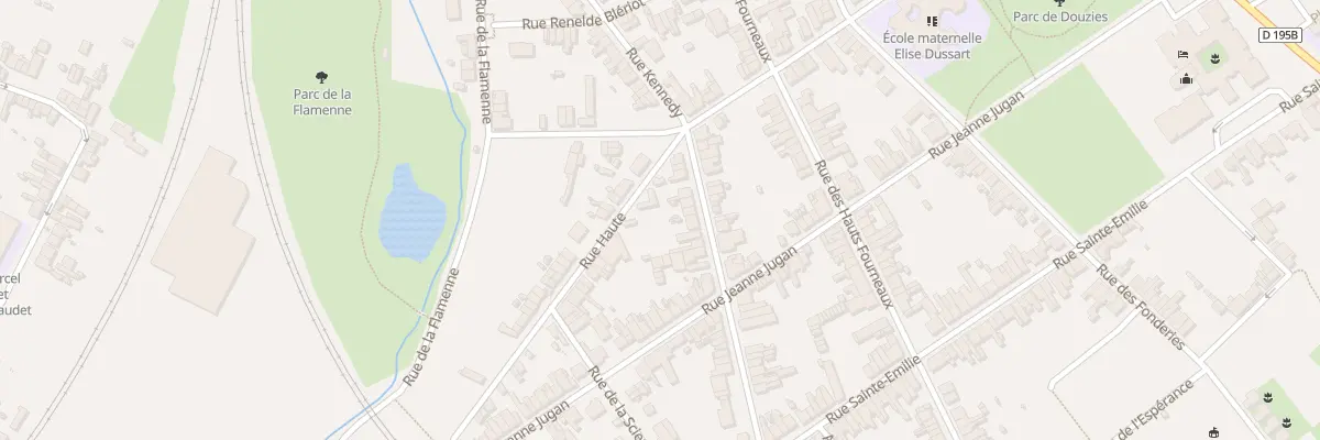 Plan du 47 Rue Kennedy à Maubeuge