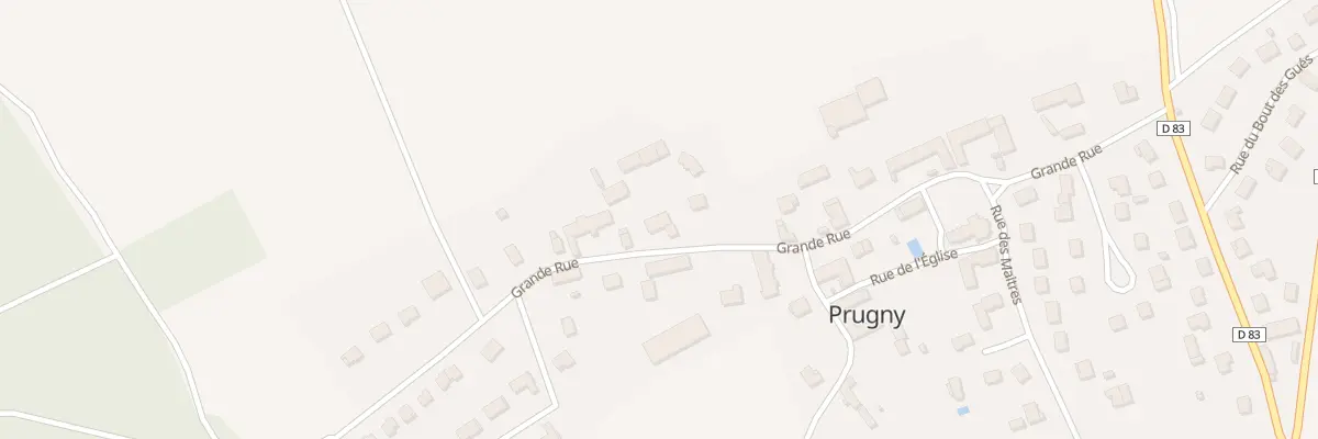 Plan du 18A Grande Rue à Prugny