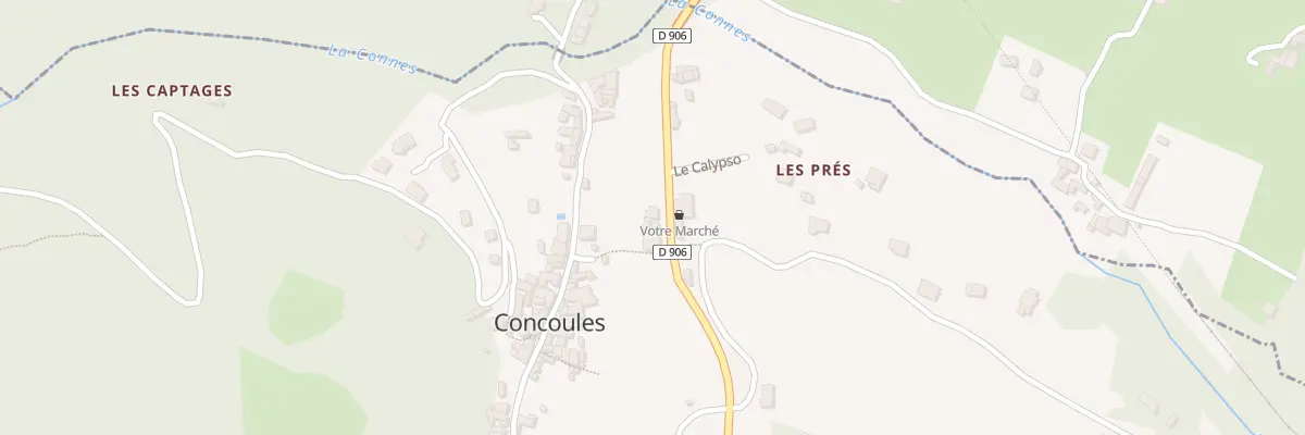 Plan du 5107 Le Village à Concoules