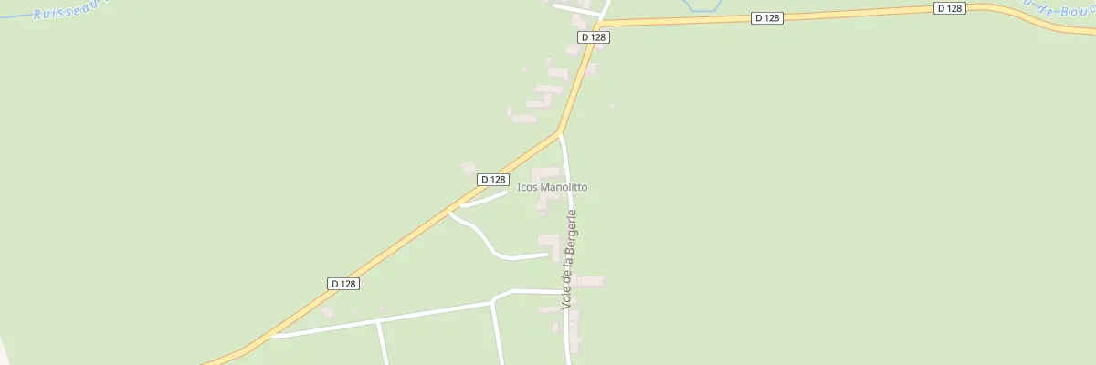 Plan du 4 Voie de la Bergerie à Provency