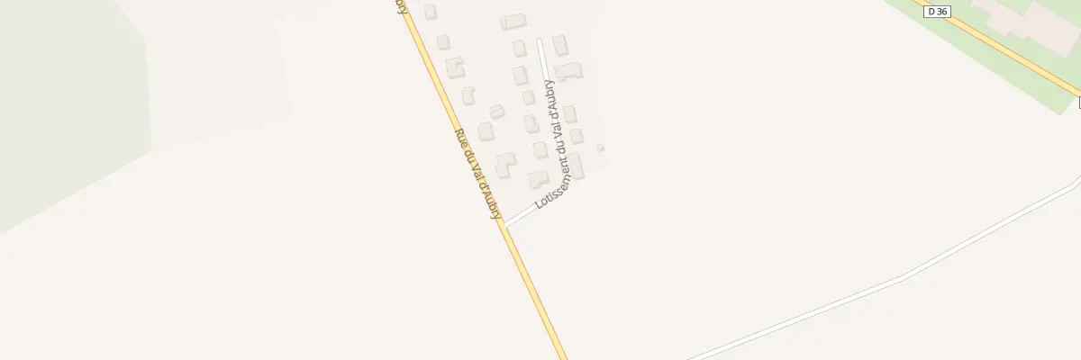 Plan du 1 Lot du Val d’Aubry à Villers-aux-Bois
