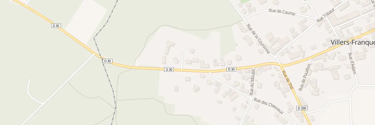 Plan du 1 Imp des Loups à Villers-Franqueux
