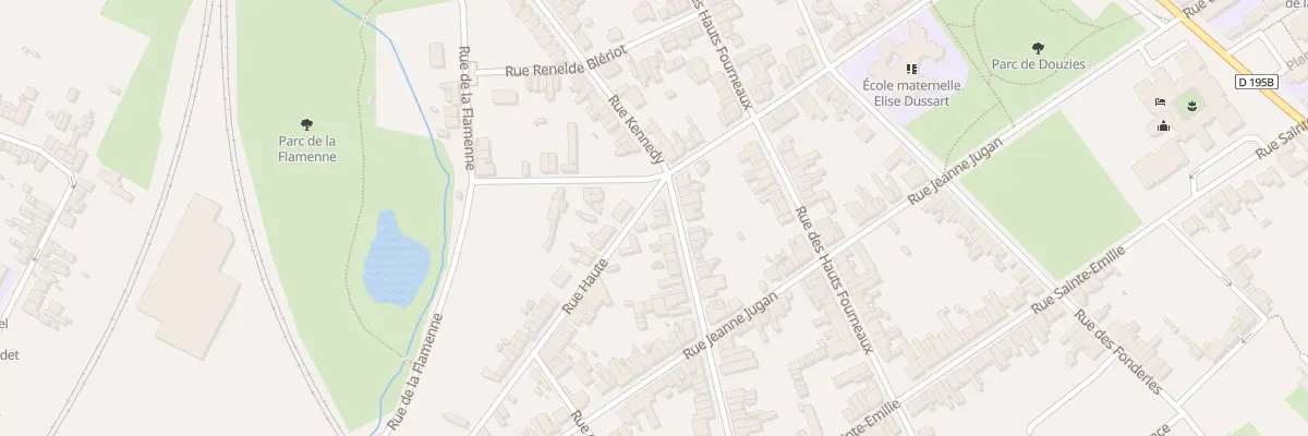 Plan du 55 Rue Kennedy à Maubeuge