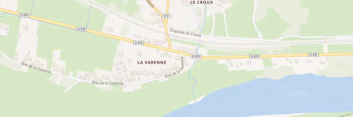 Plan du 6 Rue de la Varenne à La Motte-Saint-Jean