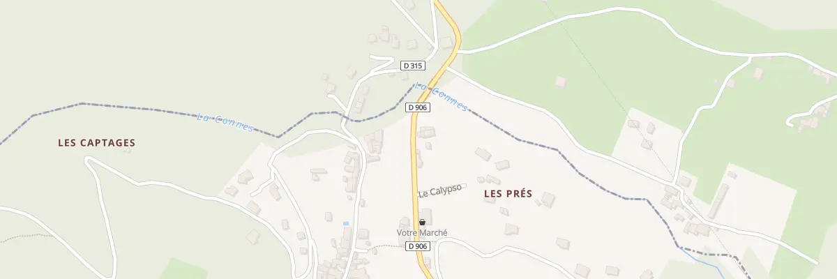 Plan du 5108 Les Pres à Concoules