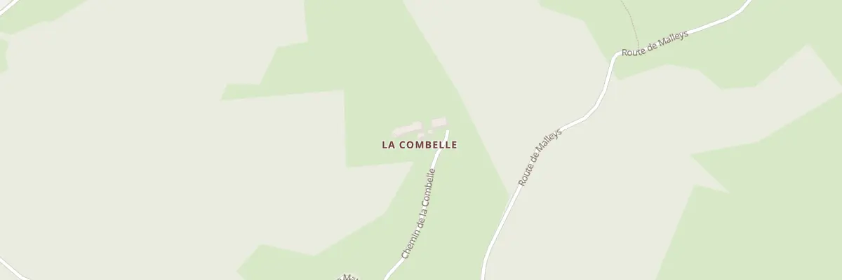 Plan du 5271 La Combelle à Beaulieu