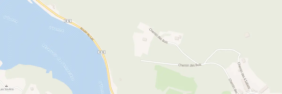 Plan du 12 Che des Bois à Corancy