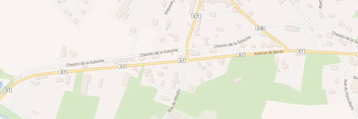 Plan du 671 Av de Bazac à Beaulieu