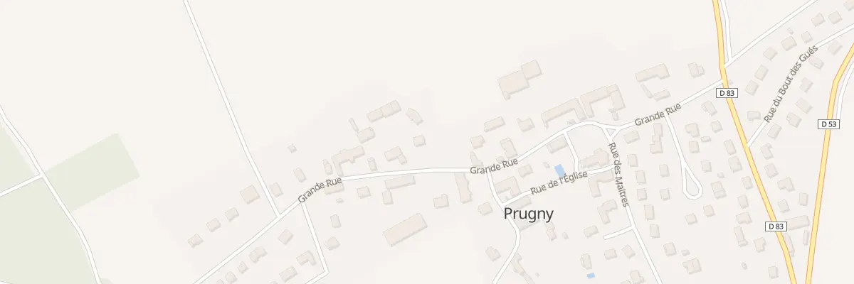 Plan du 16 Gr Grande Rue à Prugny