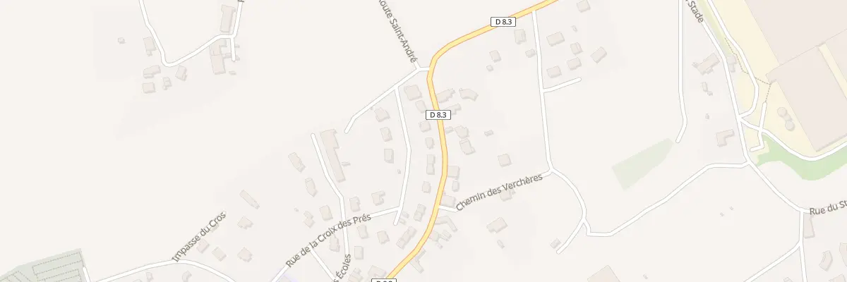 Plan du 545 Rue Grande Rue à Saint-Alban-les-Eaux
